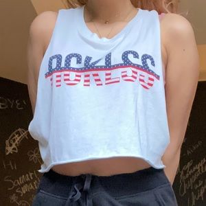 cropped muscle tee